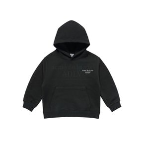 KIDS BASIC LOGO HOODIE BLACK 키즈후드 베이직로고 블랙