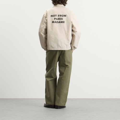 Drôle de Monsieur Slogan Coach Jacket_014-mt
