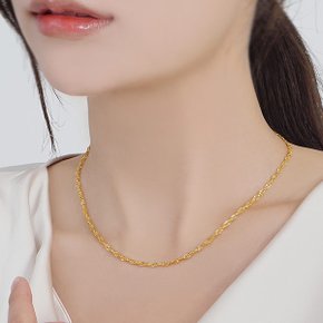 물결 커브 24k 순금목걸이 7.5g