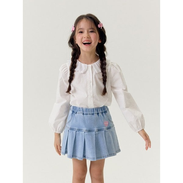 코코 플리츠 블라우스