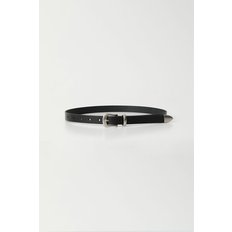 20mm Italy Western Leather Belt (Silver)