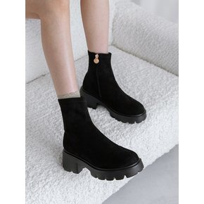 [오늘출발][단독]Celeve 셀레브 통굽 삭스부츠 6cm