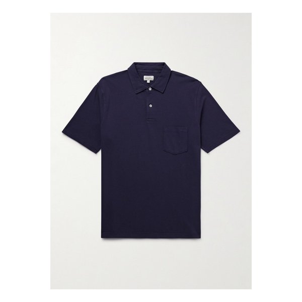 하트퍼드 코튼 피케 폴로 셔츠 블루 1647597356828957