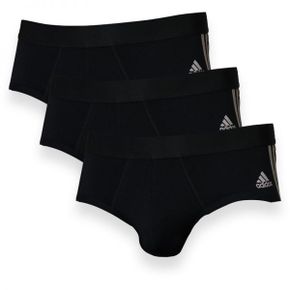 5557285 Adidas Flex cotton 3 stripe brief 3p