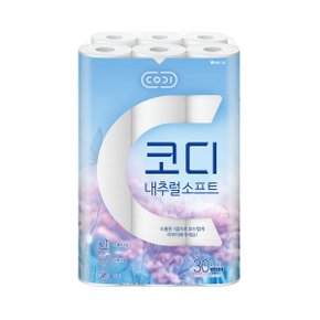 쌍용씨앤비 CODI 코디 내추럴 소프트 3겹 27m 30롤