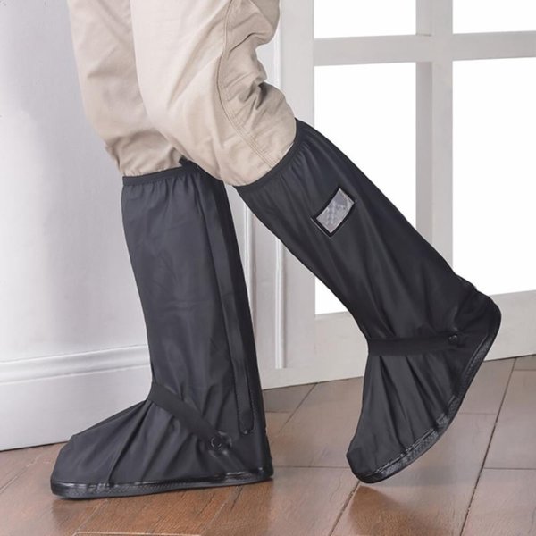 [옷자락] 남자 여자 여름 방수 신발커버 미끄럼 방지 롱 장화