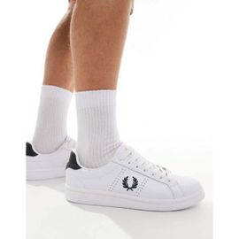 이스퀘어 4884284 Fred Perry B721 leather sneakers in white