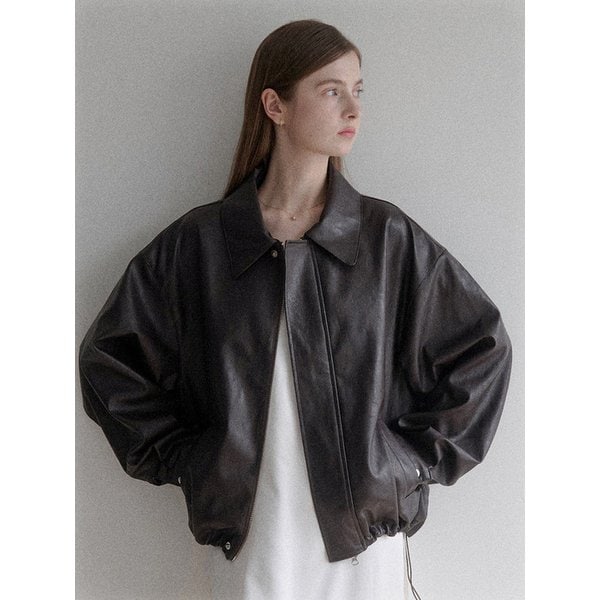 les kara leather jacket (black)