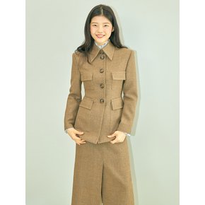 NO.6 JACKET - BROWN