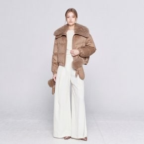 캐시미어 램 콤비 구스다운 자켓 (J224309S)