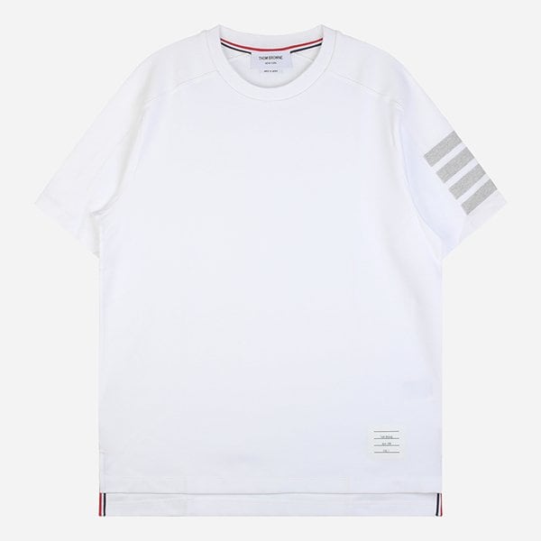 [시흥점] 6S MJS246A 07323 100 사선 완장 반팔 티셔츠 화이트