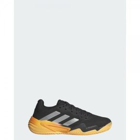 4821154 Adidas Barricade 13 Clay Tennis Shoes Mens - Aurora Black / Zero Metalic Spark