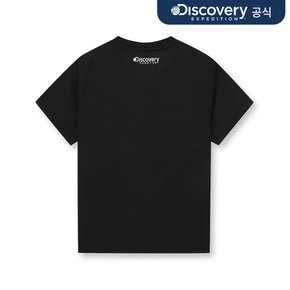 키즈 에센셜 빅로고 반팔티셔츠 (BLACK)_ _