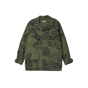 엔지니어드 가먼츠 정글 퍼티그 자켓 Olive Floral Print Ripstop