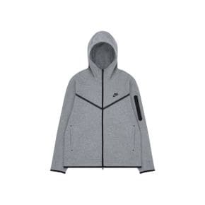 나이키 NSW 테크 플리스 풀 집 후드 다크 그레이 헤더 - 아시아 Nike NSW Tech Fleece Full Zip