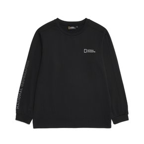 K223UTS210 베이직 레터링 티셔츠 CARBONBLACK