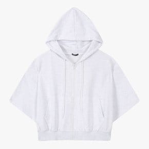루즈핏 크롭 후드집업 LBJM255Z1-eic