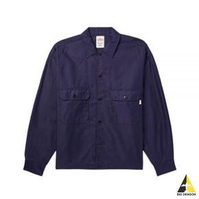 DANTON 단톤 COLLAR SHIRT LS (DTA0312-LMF-DKBLUE) (칼라 긴팔 셔츠)