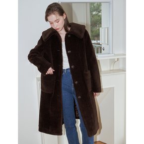 TEDDY BEAR FUR COAT_BROWN