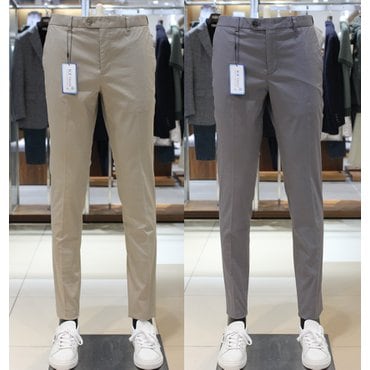 바쏘 homme 25 NEW Cool TOUCH 데일리 캐주얼 코튼(면) 치노팬츠 슬랙스 2종 [ 딥베이지,딥그레이 ]