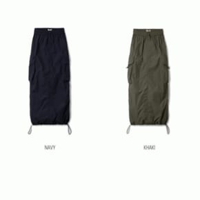 여성 나일론 카고 롱스커트/ Nylon Cotton Cargo Long Skir_A WHWHE2331F