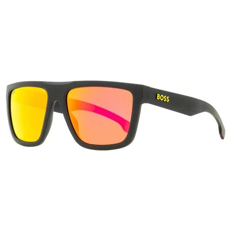 3986520 Hugo Boss Mens Mirrored Sunglasses B1451S PGCUZ Matte Black 59mm,  믿고 사는 즐거움