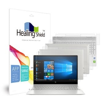 Healing Shield HP 엔비 X360 15-dr1010TX 올레포빅 고광택 액정보호필름1매 외부3종 세트