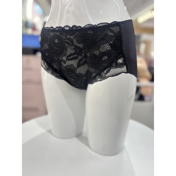 [여주점] 레이스 시스루 블랙 햄라인 노라인 팬티[VLGC646T] BK