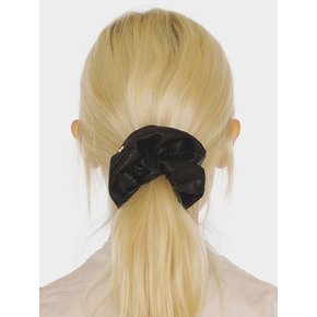 SCRUNCHIE / MID / JEWEL / GLITTER / M BLACK