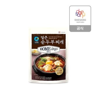  청정원 호밍스 얼큰순두부찌개 450g