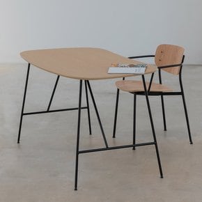 핀 테이블 4인용 식탁 주방 거실 카페 다이닝 타원형 테이블