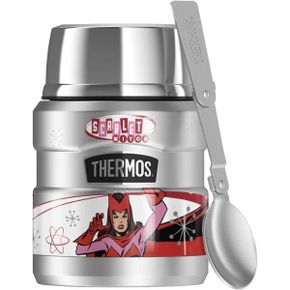 독일 써모스 보 도시락통 죽통 푸드자 Marvel OFFICIAL Scarlet Witch Retro Spell THERMOS STAI