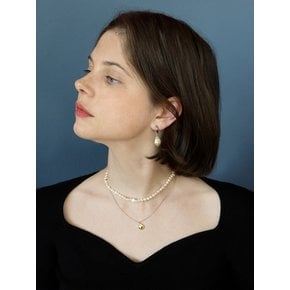 [SET]Aurora Pearl Necklace + Yellow Rita Necklace