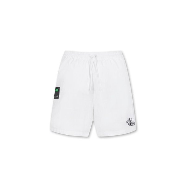[Unisex] Footprint Logo Seersucker Shorts_G4PAM24081WHX
