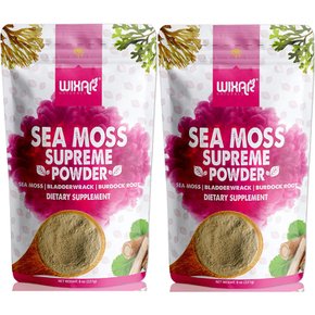 미국 WIXAR 바다 이끼 파우더 분말 스무디 음료 Sea moss 227g 2개