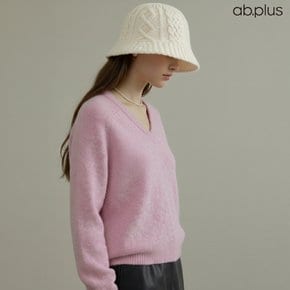 [ab.plus/신상] 꽈배기 니트 버킷 햇 (LSA1MA32A)