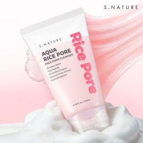 [NEW] 에스네이처 아쿠아 라이스 모공 쌀떡팩폼 120ml
