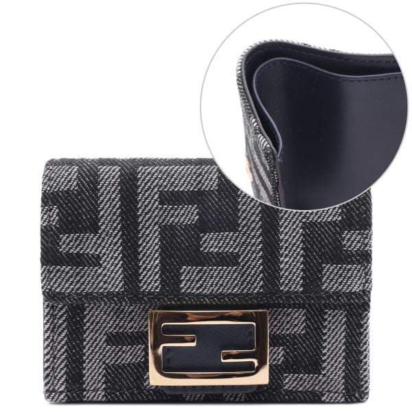 [부산점] 25FW 여성 바게트 마이크로 트리폴드 반지갑 (8M0395 AUT4 F1UJ5 25F)