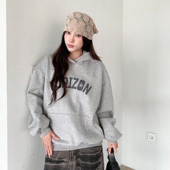 신세계라이브쇼핑 [옷자락] 여자 면혼방 레터링 기모 오버핏 후드 맨투맨