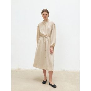 TFS GATHERED NECK STRING DRESS_2COLORS