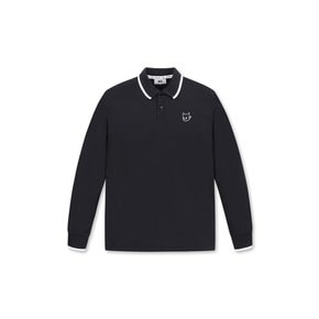 WAAC(왁골프)Men WAACKY Pique LS Polo_WMTBS24101BKX