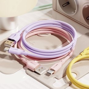 팔레트 USB A to C타입 고속 충전 케이블 0.2m외