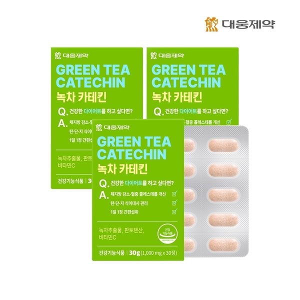 녹차 카테킨 (1,000mg x 30정) (30일분) x 3개