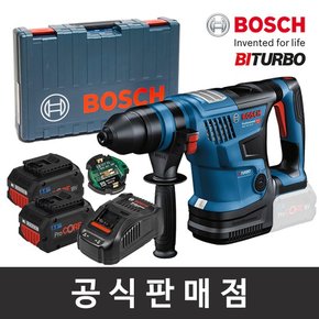 정품/GBH 18V-34 CF 충전로터리해머드릴/ProCORE 8.0Ah세트