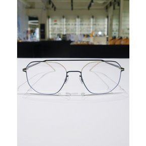 [파주점] 남녀공용 다각형 보잉 메탈 안경테 MYKITA ARVO C167 GOLD/JET BLACK