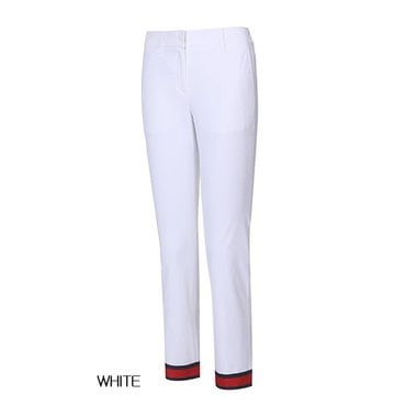 엘르골프 (EF41601 100) 2019년 S/S 여성(엘르스포츠) 밑단 컬러 배색 팬츠