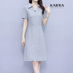 KARRA 슬림유니크넥원피스_A4M1133