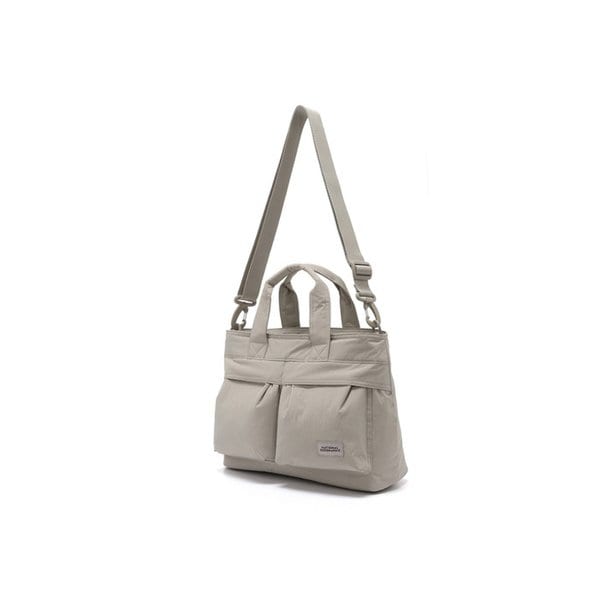 N253ATO510 경량 와이드 토트백 BEIGE