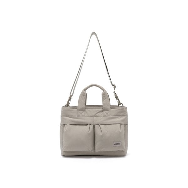 N253ATO510 경량 와이드 토트백 BEIGE