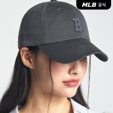 [코리아공식] 베이직 스몰로고 언스트럭쳐 볼캡 BOS (Charcoal Grey)